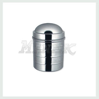Ribbed Canister, Stainless Steel Ribbed Canister, Kitchen Stainless Steel Ribbed Canister
