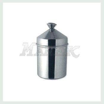 Canister with Conical Lid, Stainless Steel Canister with Conical Lid, Kitchen Canister with Conical Lid