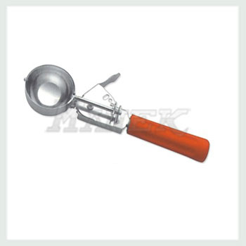 Ice Cream Scoop with Plastic Handle, Steel Scoop with Plastic Handle, Stainless Steel Scoop with Plastic Handle