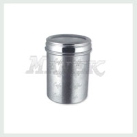 See Through Coffee Canister, Stainless Steel Coffee Canister