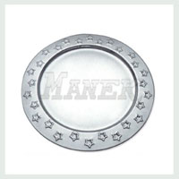 Star Embossed Charger Plate