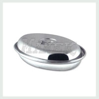 Deep Oval Tray W / Cover