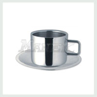 Double Wall Cup and Saucer (Pearl)
